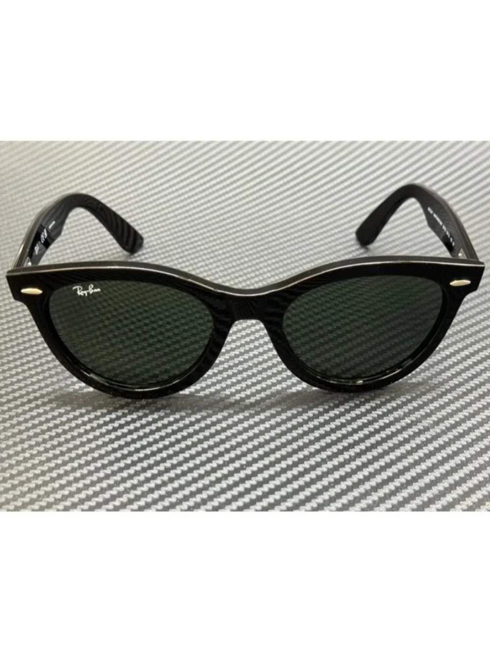 New Ray-Ban Men Black Sunglasses 54-21-150